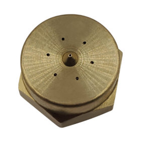 Unibody Wide Swirl Brass Nozzle with O-ring