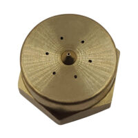 Unibody Wide Swirl Brass Nozzle with O-ring