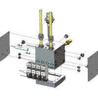 G-ALT Applicator 4" UM25 (Replacement for Nordson AltaSpray Applicator)