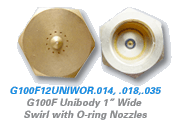 Nozzle G100F12UNIWOR. 014 .018 .035 Replacement for Nordson Compatible